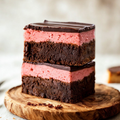 Strawberry Cream Brownie