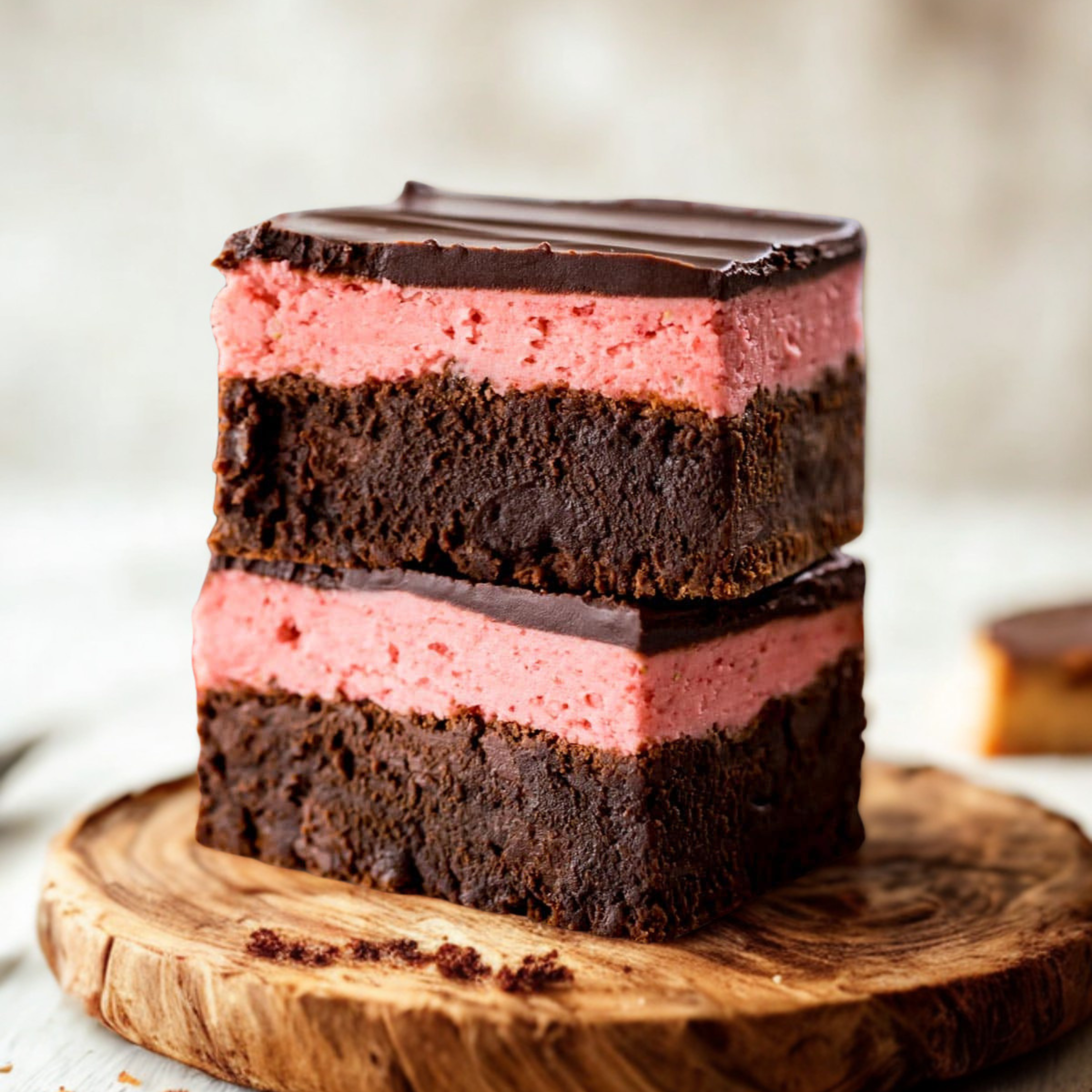 Strawberry Cream Brownie