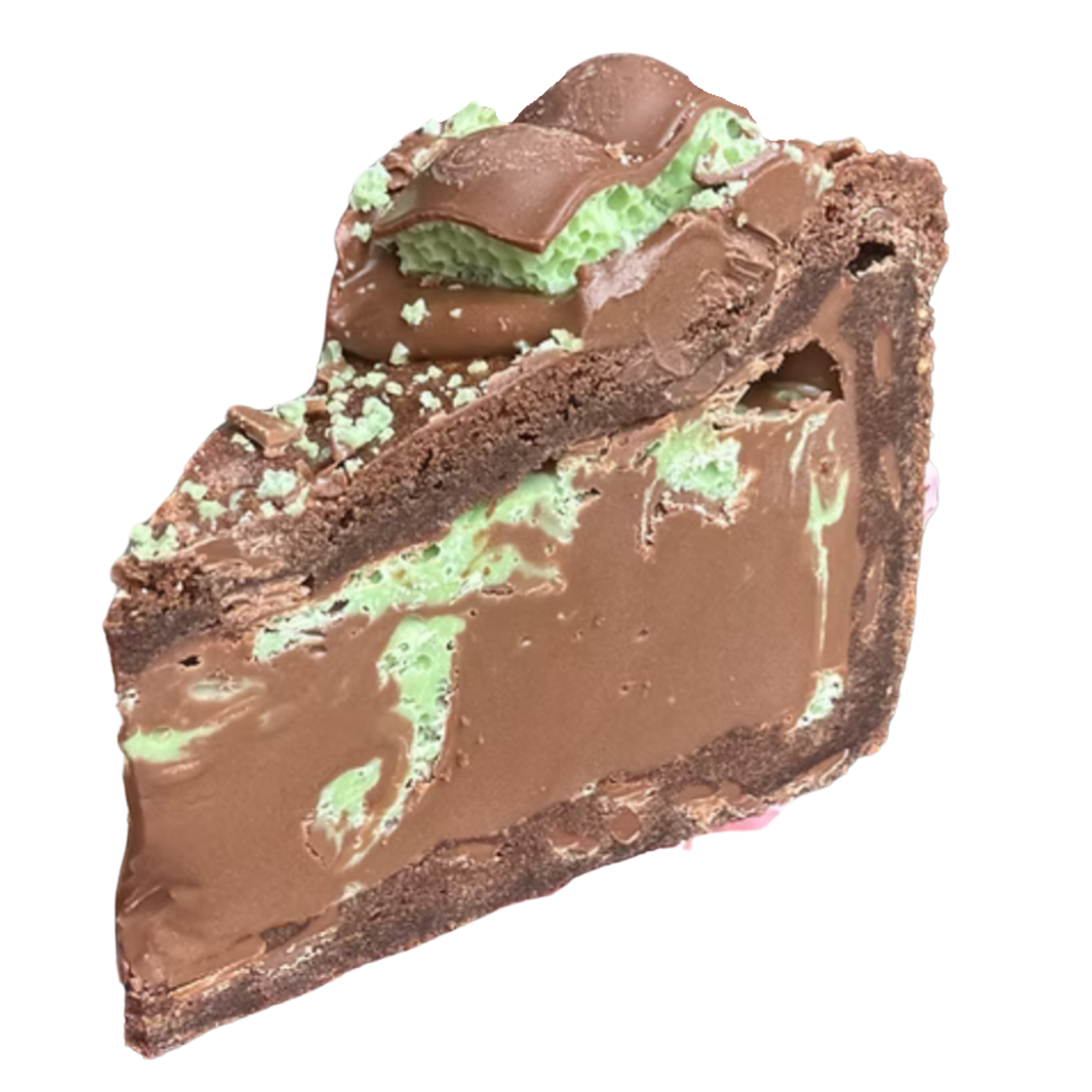 Mint Aero Cookie Pie